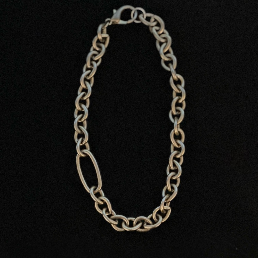 Oversized Gold Chain LinkChoker Necklace